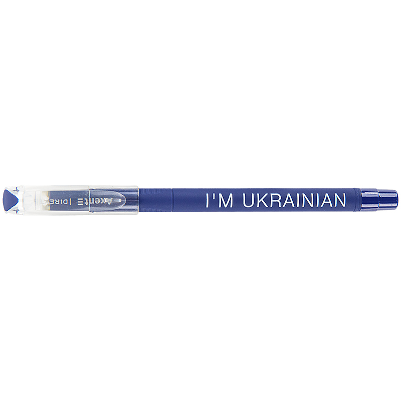 Ручка кулькова Direkt Im ukrainian, синя - фото 2
