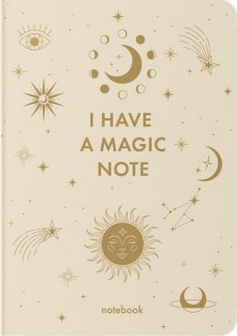 Блокнот "I have a magic note" бежевий Блокнот "I have a magic note" бежевий
