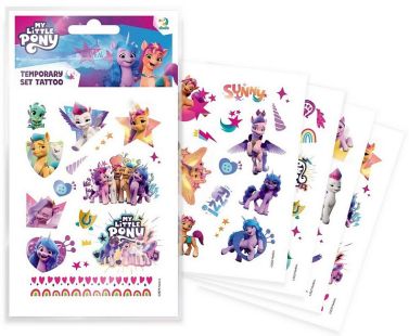 Набір дитячих тимчасових татуювань "My Little Pony" Набір дитячих тимчасових татуювань "My Little Pony"