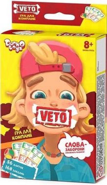 Настільна розважальна гра VETO міні. 8+ Danko Toys Настільна розважальна гра VETO міні. 8+ Danko Toys - КОСМІЧНІ ТОВАРИ