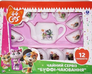 Чайний сервіз "Буффі-чаювання" 12 предметів. Ігровий набір TM 44 cats - Іграшкові набори, меблі, пристрої, транспорт