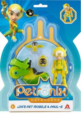 Петмобіль + фігурка Джії 7,5 см. Ігровий набір TM Petronix Defenders - Іграшкові набори, меблі, пристрої, транспорт