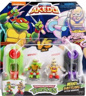 Набір для поєдинку Рафаель та Кренг TMNT (Черепашки-ніндзя). Ігровий набір TM Akedo - Іграшкові набори, меблі, пристрої, транспорт