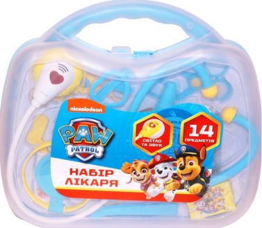 Набір лікаря 14 предметів. Ігровий набір TM Paw Patrol Набір лікаря 14 предметів. Ігровий набір TM Paw Patrol - Іграшкові набори, меблі, пристрої, транспорт