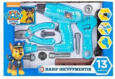 Набір інструментів 13 предметів. Ігровий набір TM Paw Patrol Набір інструментів 13 предметів. Ігровий набір TM Paw Patrol - Іграшкові набори, меблі, пристрої, транспорт