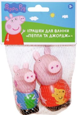 Іграшки для ванни "Пеппа (10 см) та Джордж (8 см)". Ігровий набір TM Peppa Pig Іграшки для ванни "Пеппа (10 см) та Джордж (8 см)". Ігровий набір TM Peppa Pig - Іграшкові набори, меблі, пристрої, транспорт