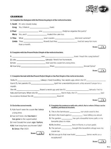 Збірник тестів Англійська мова Test Booklet Full Blast Plus for Ukraine 7 клас НУШ Авт: Г.К. Мітчелл Марілені Малкоґіанні Вид-во: MM Publications - фото 5