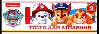 Тісто для ліплення "PAW Patrol. Щенячий патруль". Набір із 9 кольорів (білий) - Подарункові набори для дитячої творчості