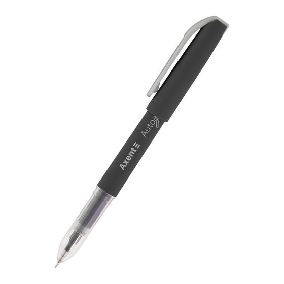 Ручка гелева Axent AUTOGRAPHE 1007 чорна - фото 1