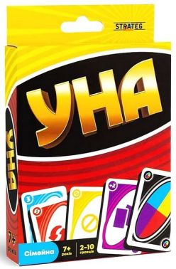 УНА classic. Настільна карткова розважальна гра УНА classic. Настільна карткова розважальна гра