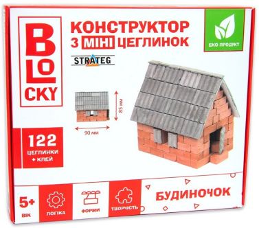 Будиночок. Будівельний набір для творчості з міні-цеглинок BLOCKY - Конструктори