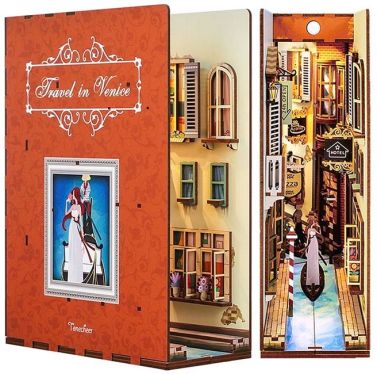 Бук нук Подорож до Венеції Румбокс Book Nook Travel in Venice Бук нук Подорож до Венеції Румбокс Book Nook Travel in Venice