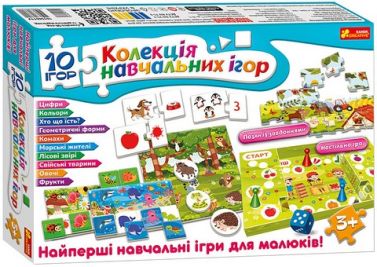 10 ігор Колекція навчальних ігор Вид-во: Ранок 10 ігор Колекція навчальних ігор Вид-во: Ранок