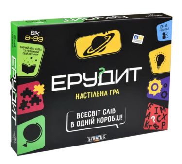 Ерудит. Настільна гра вид: Strateg Ерудит. Настільна гра вид: Strateg