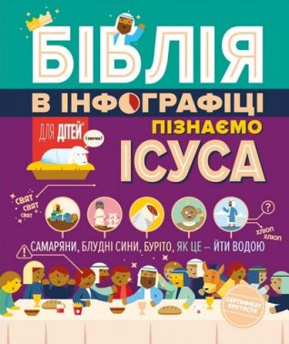 Біблія в інфографіці для дітей Пізнаємо Ісуса Частина 3 Вид-во: Свічадо Біблія в інфографіці для дітей Пізнаємо Ісуса Частина 3 Вид-во: Свічадо