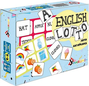 English lotto Розвиваюча настільна гра Вид-во: Умняшка