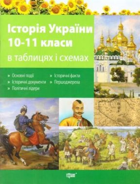 Довідник Історія України в таблицях і схемах 10-11 класи Авт: Світлана Губіна Вид-во: Торсінг Довідник Історія України в таблицях і схемах 10-11 класи Авт: Світлана Губіна Вид-во: Торсінг - Довідники з Історії