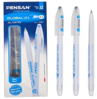 Ручка кулькова Pensan Global синя 0.5 мм Оригiнал масляна Ручка кулькова Pensan Global синя 0.5 мм Оригiнал масляна - Ручки та олівці