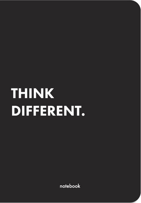 Блокнот Think Different чорний Вид-во: ORNER - фото 1