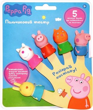 Пальчиковий театр Ігровий набір TM "Peppa Pig" - Іграшкові набори, меблі, пристрої, транспорт