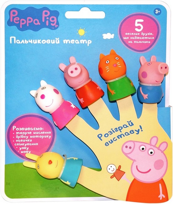 Пальчиковий театр Ігровий набір TM Peppa Pig - фото 1