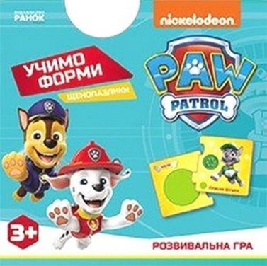 Щенячий Патруль Щенопазлики Учимо форми Вид-во: Ранок Щенячий Патруль Щенопазлики Учимо форми Вид-во: Ранок