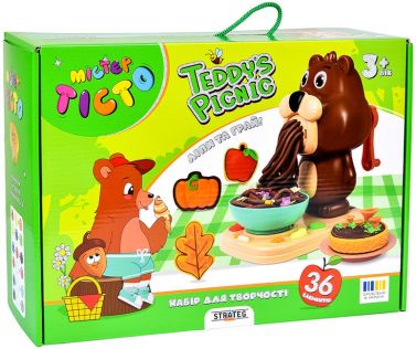 Набір для творчості Містер тісто Teddy's Picnic Вид-во: Strateg Набір для творчості Містер тісто Teddy's Picnic Вид-во: Strateg