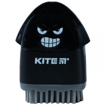 Чинка з контейнером, ластиком та щіткою Kite Faces K24-365 Чинка з контейнером, ластиком та щіткою Kite Faces K24-365 - Ножиці, циркулі, чинки, ластики