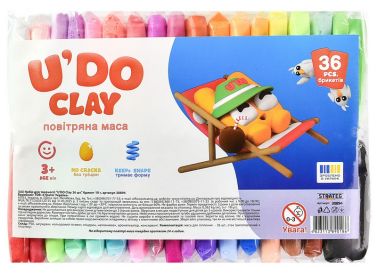 Набір для творчості "U'DO Clay" 36 штук Вид-во: Strateg Набір для творчості "U'DO Clay" 36 штук Вид-во: Strateg