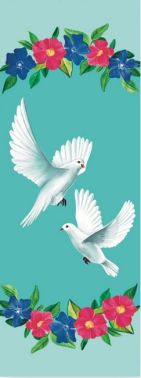 Закладка для книги «Голуби» - Закладки для книг та настільні підкладки