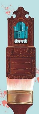 Закладка для книги «Пензлик. Секретер» - Закладки для книг та настільні підкладки