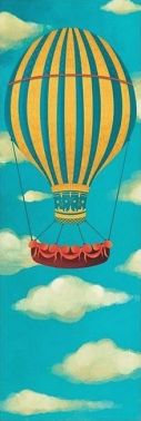 Закладка для книги «Жовто-блакитна повітряна куля» Закладка для книги «Жовто-блакитна повітряна куля»