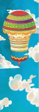 Закладка для книги «Зелена повітряна куля» Закладка для книги «Зелена повітряна куля»