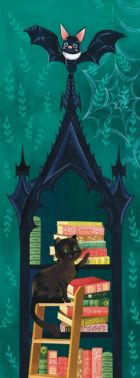 Закладка для книги «Кажан та Кошеня. В бібліотеці» Закладка для книги «Кажан та Кошеня. В бібліотеці» - Закладки для книг та настільні підкладки