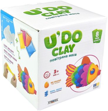 Набір для творчості "U'DO Clay" Рибка Вид-во: Strateg Набір для творчості "U'DO Clay" Рибка Вид-во: Strateg - Подарункові набори для дитячої творчості