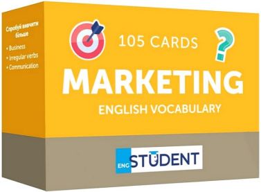Marketing English Vocabulary 105 Cards Вид-во: English Student Marketing English Vocabulary 105 Cards Вид-во: English Student - Демонстраційні картки для вивчення Англійської