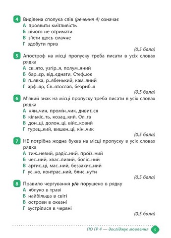 Зошит навчальних досягнень з української мови 6 клас НУШ Авт: О. Авраменко З. Тищенко Вид-во: Талант - фото 3