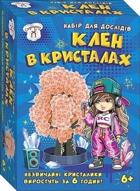 Набір для дослідів Клен в кристалах Персиковий Вид-во: Ранок Креатив Набір для дослідів Клен в кристалах Персиковий Вид-во: Ранок Креатив - Наукові експеременти
