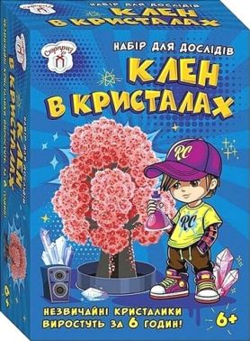 Набір для дослідів Клен в кристалах Червоний Вид-во: Ранок Креатив Набір для дослідів Клен в кристалах Червоний Вид-во: Ранок Креатив - Наукові експеременти