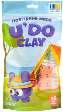 Набір для творчості U'DO Clay 16 кольорів Набір для творчості U'DO Clay 16 кольорів - Подарункові набори для дитячої творчості