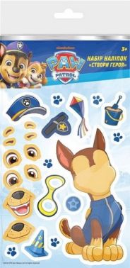 Набір наліпок Створи героя "Гончик" ТМ "PAW Patrol" Вид-во: Перо Набір наліпок Створи героя "Гончик" ТМ "PAW Patrol" Вид-во: Перо - Зошити з наліпками