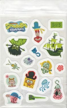 Стікерпак прозорий ТМ SpongeBob SquarePants Movie Вид-во: Перо Стікерпак прозорий ТМ SpongeBob SquarePants Movie Вид-во: Перо - Зошити з наліпками