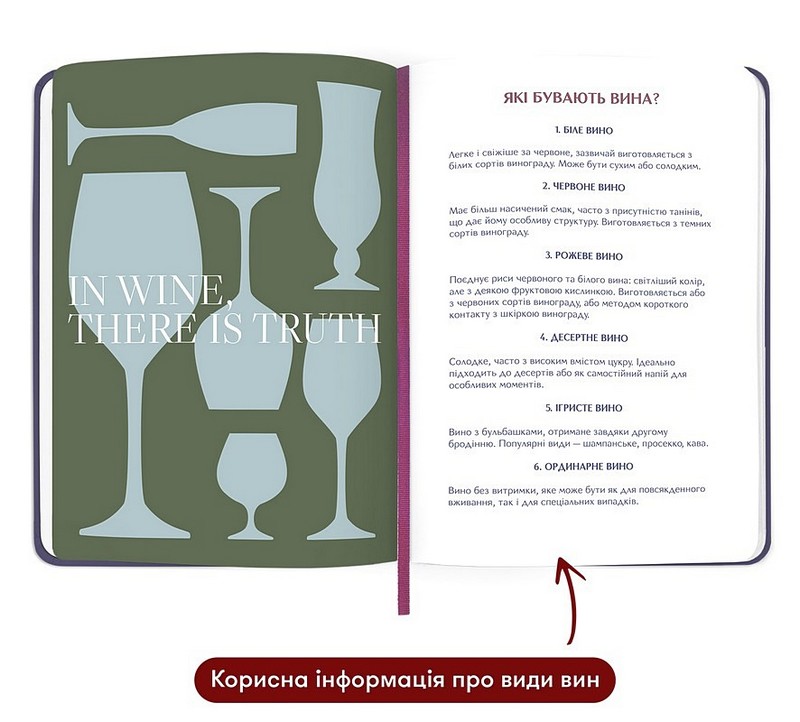 Щоденник винний Моя колекція винних вражень темний Вид-во: ORNER - фото 6