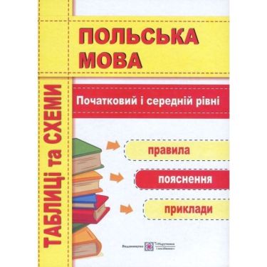 Польська мова Таблиці та схеми Початковий і середній рівні Авт: Мастиляк В. Вид: Підручники і посібники Польська мова Таблиці та схеми Початковий і середній рівні Авт: Мастиляк В. Вид: Підручники і посібники - Вивчаємо Польську